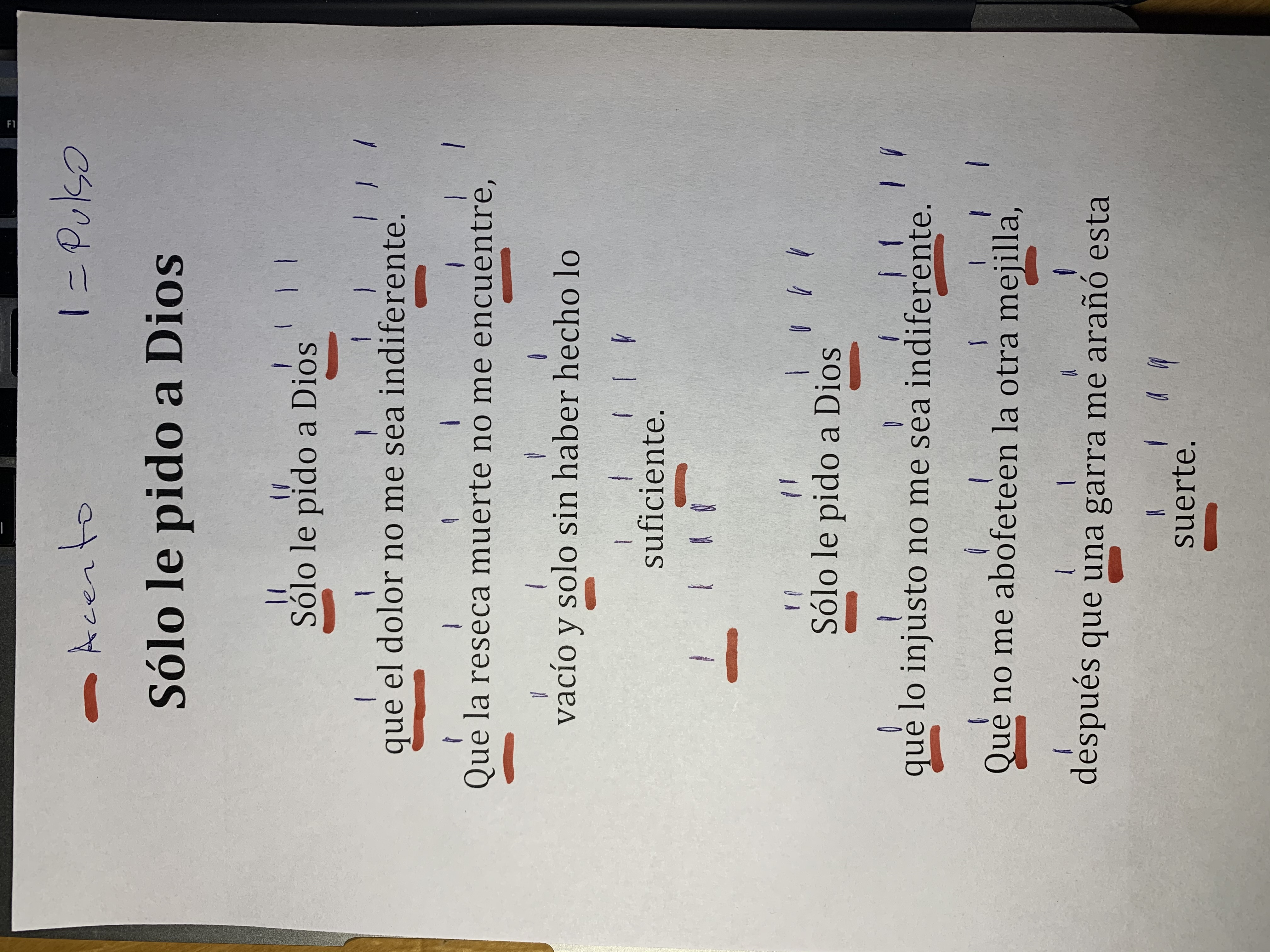 Letra de "Solo le pido a Dios"
